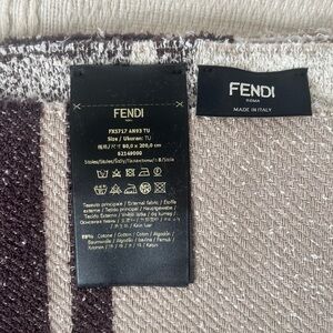 Fendi throw blanket